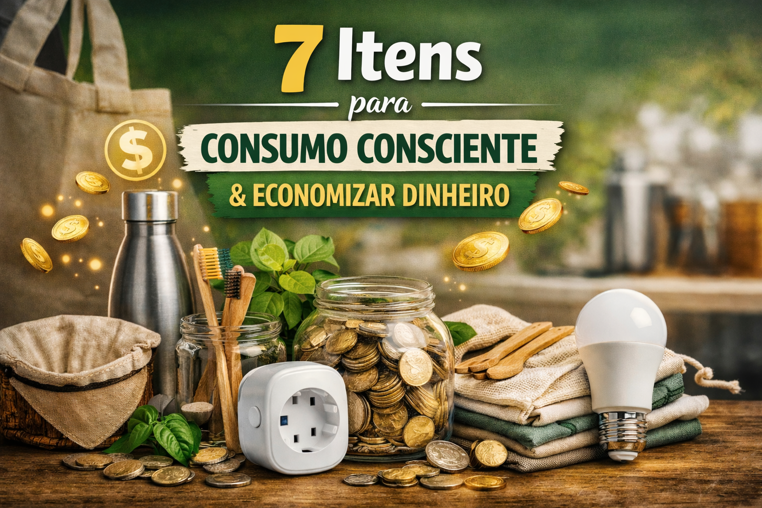 Os 7 Melhores Itens para Praticar Consumo Consciente e Parar de Desperdiçar Dinheiro Todos os Meses